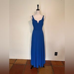Laundry By Shelli Segal Royal Blue Maxi Dress Size 10